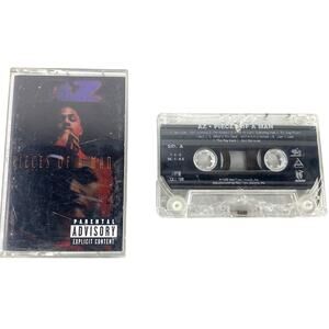 Vtg 1998 AZ Pieces of a Man Cassette 90s New York Rap Hip Hip Noo Trybe Tested